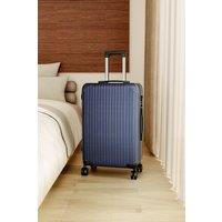 Living and Home Hardshell Spinner Wheel Luggage Travel Suitcase, 24" Blue