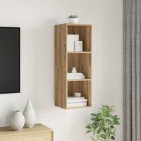 Berkfield Home TV Cabinet Artisan oak 37 x 37 x 107 cm Engineered wood in Brown
