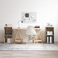 Berkfield Home 2 pcs Artisan Oak Engineered wood in Brown