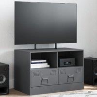 Berkfield Home TV Cabinet Anthracite 67x39x44 cm Steel | Size: 67 x 39 x 44 cm