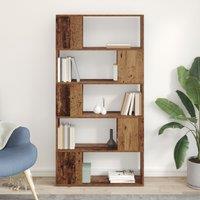 Berkfield Home Storage Unit Old Wood Solid wood 80 x 24 x 155 cm in Brown