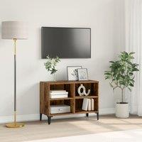 Berkfield Home Rustic Entertainment Unit Old Wood Particle board Medium Storage in Brown