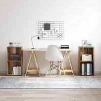 Berkfield Home 2 pcs Old Wood Engineered wood in Brown