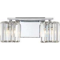 Netlighting Quoizel Divine Wall Lamp Polished Chrome IP44 in Grey