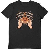 Thiago Correa Men's Ouija Pizza T-Shirt in Black | Size: Medium
