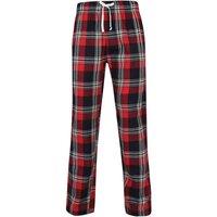 SF Men's Tartan Lounge Pants in Red | Size: XS