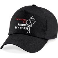 60 SECOND MAKEOVER Men's I'd Rather Be Riding My Horse Cap in Black