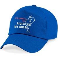 60 SECOND MAKEOVER Men's I'd Rather Be Riding My Horse Cap in Blue