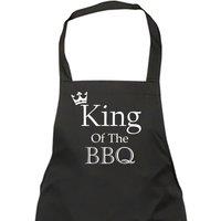 60 SECOND MAKEOVER Men's King Of The BBQ Black Apron