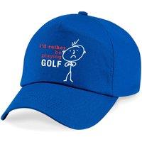 60 SECOND MAKEOVER Men's I'd Rather Be Playing Golf Cap in Blue