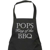 60 SECOND MAKEOVER Men's Pops King Of The BBQ Black Apron