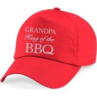 60 SECOND MAKEOVER Men's Grandpa King Of The BBQ Cap in Red