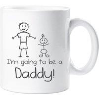 60 SECOND MAKEOVER Men's I'm Going to be a Daddy Mug in White