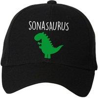 60 SECOND MAKEOVER Men's Son Dinosaur Baseball Cap in Black