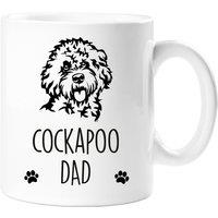 60 SECOND MAKEOVER Women's Cockapoo Dad Mug in White