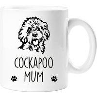 60 SECOND MAKEOVER Women's Cockapoo Mum Mug in White