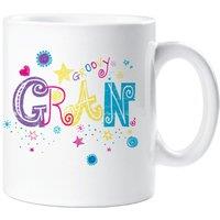 60 SECOND MAKEOVER Women's Groovy Gran Mug in White