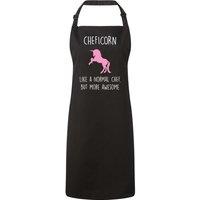 60 SECOND MAKEOVER Women's Cheficorn Apron in Black