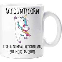 60 SECOND MAKEOVER Women's Accounticorn Mug in White