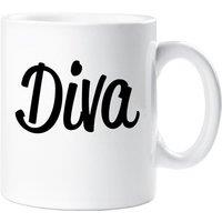 60 SECOND MAKEOVER Women's Diva Mug in White