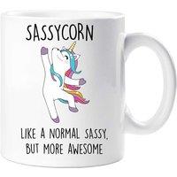 60 SECOND MAKEOVER Women's Sassycorn Mug in White