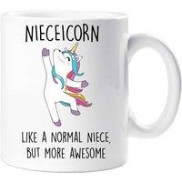 60 SECOND MAKEOVER Women's Nieceicorn Mug in White