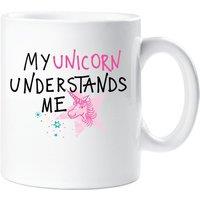 60 SECOND MAKEOVER Women's My Unicorn Understands Me Mug in White