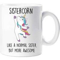 60 SECOND MAKEOVER Women's Sistercorn Mug in White
