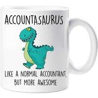 60 SECOND MAKEOVER Accountasaurus Mug in White