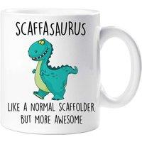 60 SECOND MAKEOVER Scaffasaurus Mug in White