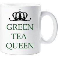 60 SECOND MAKEOVER Green Tea Queen Mug in White