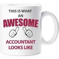 60 SECOND MAKEOVER This Is What An Awesome Accountant Looks Like Mug in White