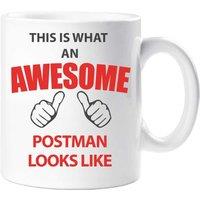 60 SECOND MAKEOVER This Is What An Awesome Postman Looks Like Mug in White