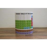 60 SECOND MAKEOVER Periodic Table Of Elements 10oz Mug in White