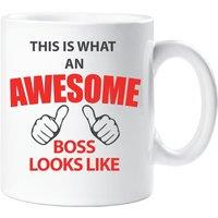 60 SECOND MAKEOVER This is What An Awesome Boss Looks Like Mug in White