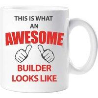 60 SECOND MAKEOVER This Is What An Awesome Builder Looks Like Mug in White