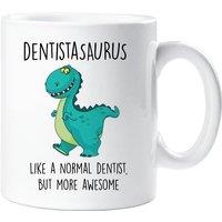 60 SECOND MAKEOVER Dentistasaurus Mug in White