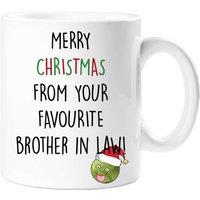 60 SECOND MAKEOVER Merry Christmas From Your Favourite Sister In Law Mug in White