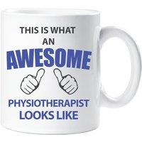 60 SECOND MAKEOVER This Is What An Awesome Physiotherapist Looks Like Mug in White
