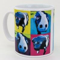 60 SECOND MAKEOVER Milton Keynes Cows Montague & Moonbeam Mug in White