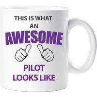 60 SECOND MAKEOVER This Is What An Awesome Pilot Looks Like Mug in White