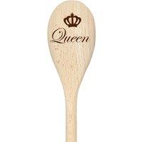 60 SECOND MAKEOVER Queen Spoon Funny Wooden Spoon in Beige