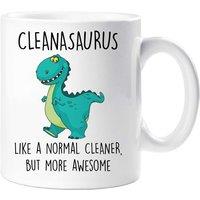 60 SECOND MAKEOVER Cleanasaurus Mug in White