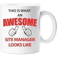 60 SECOND MAKEOVER This Is What An Awesome Site Manager Looks Like Mug in White