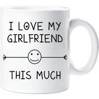 60 SECOND MAKEOVER I Love My Girlfriend This Much Mug in White