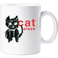 60 SECOND MAKEOVER Cat Slave Mug in White