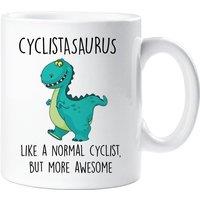 60 SECOND MAKEOVER Cyclistasaurus Mug in White