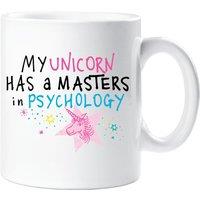 60 SECOND MAKEOVER My Unicorn Has A Masters In Psychology Mug in White