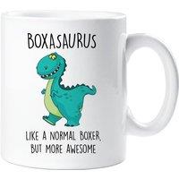 60 SECOND MAKEOVER Boxasaurus Mug in White