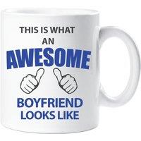 60 SECOND MAKEOVER This Is What An Awesome Boyfriend Looks Like Mug in White